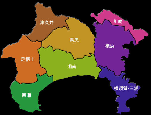 神奈川県全図